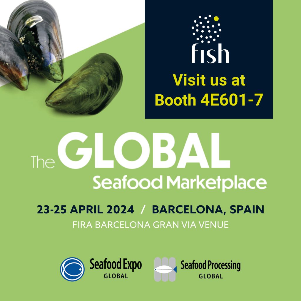 Seafood Expo Global 2024, 23-25 Apr, in Barcelona, Spain, at Fira Barcelona Gran Via Venue, Booth 4E601-7.